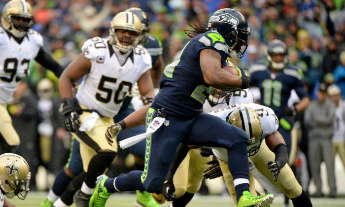 Seattle Seahawks Lead New Orleans Saints 16–0 at the Half in NFC Divisional Playoff Game