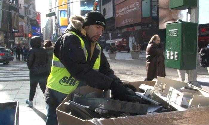 E-waste Recycling Comes to Times Square