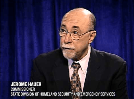 Jerome Hauer Laser Pointer: NY Homeland Security Director Used Gun as a Laser Pointer