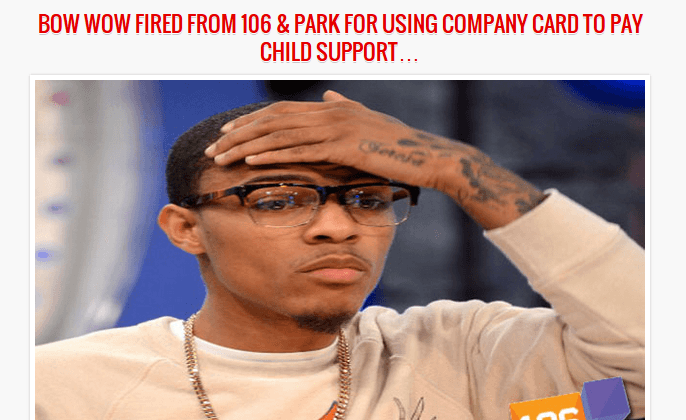 Bow Wow Fired From 106 & Park Credit Card Fake Report Tricks Many