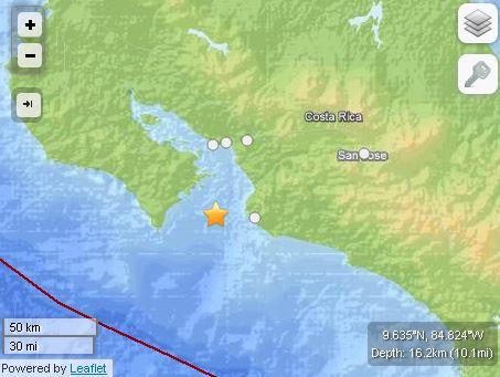 Earthquake Today Near Costa Rica: Quake Hits Near Jaco, San Jose
