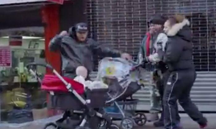 ‘Devil Baby Attack’ Freaks Out New Yorkers; for ’Devil’s Due' Movie (+Video)