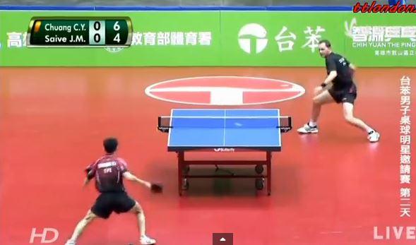 Jean-Michel Saive-Chuang Chih-yuan: ‘Funniest Table Tennis Match Ever’ (Video)