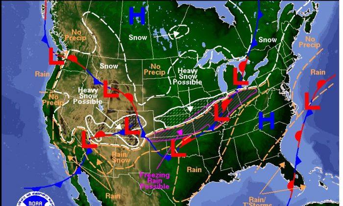 Winter Storm Nika: Snow to Ice Plains, Great Lakes, Northeast US