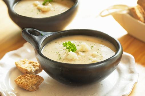 Recipe for Cauliflower Soup from Exec Chef of Delicatessen