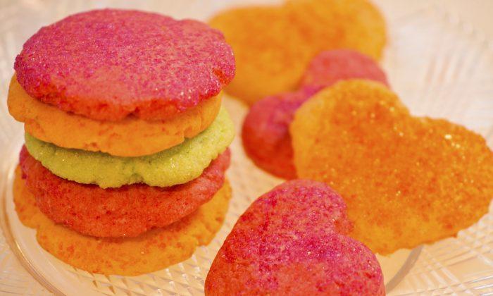 Razzie Raspberry Jell-O Valentine Cookies 