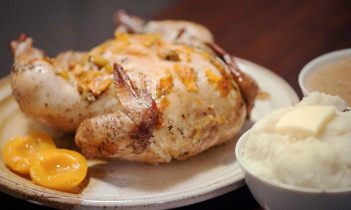 Baked Chicken with Apricots and Herbs