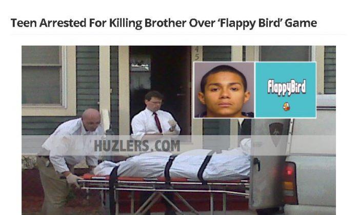 Flappy Bird: ‘Teen Arrested For Killing Brother Over Flappy Bird Game’ Story is a Hoax