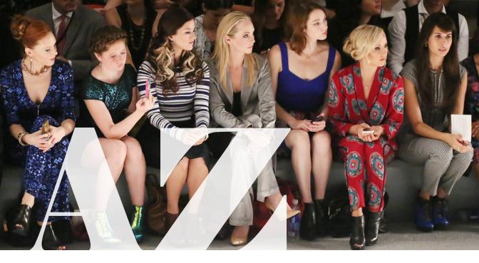 NYFW 14: Names From Front Row You Need to Know From A-Z