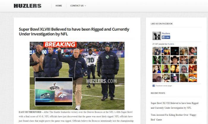 Super Bowl XLVIII Rigged, ‘Currently Under Investigation by NFL’ a Hoax; Super Bowl 48 Not Fixed by Broncos, Peyton Manning