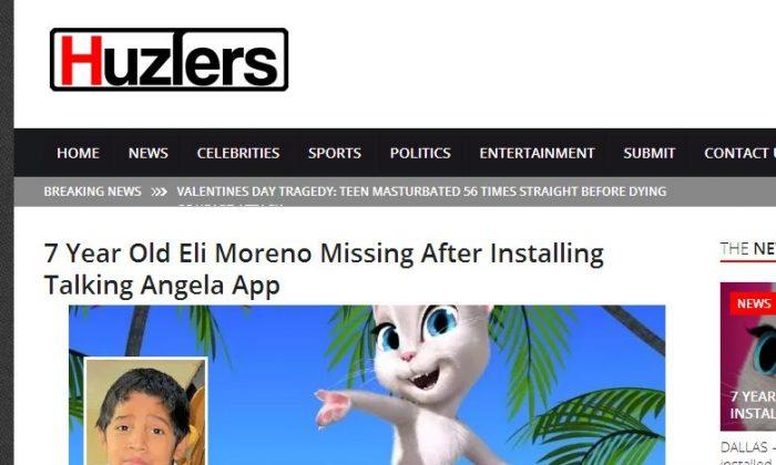 Talking Angela App Game Hoax: ‘7 Year Old Eli Moreno Missing After Installing App’ Article Isn’t Real