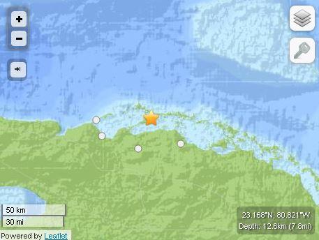 Earthquake Today Near Cuba: Quake Hits Off Northern Coast