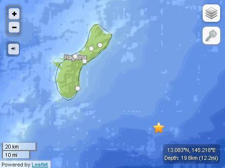 Earthquakes Today Near Guam: Second Quake Hits Near Island