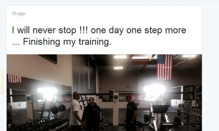 Anderson Silva Tweets New Training Photo, Says He ‘Will Never Stop’ Training