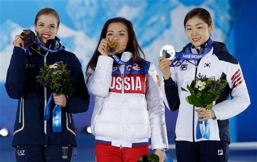 Carolina Kostner Gets Bronze Medal; ‘Olympic Figure Skater Fell Through Ice’ is Satire, No ‘Emergency Crews Attempt’