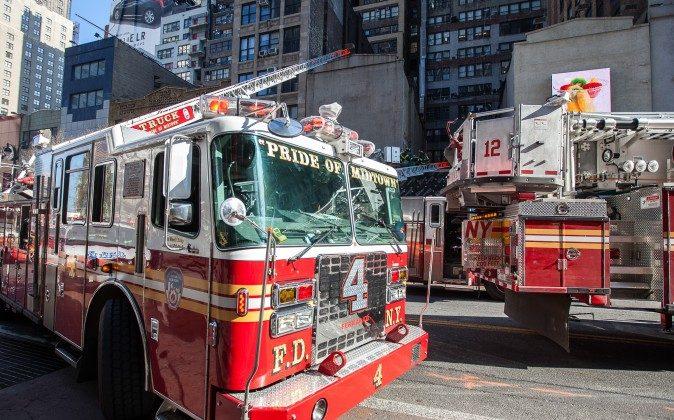 Fire Near Penn Station Tackled by FDNY