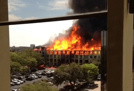 Houston, Texas Fire: Large Fire Burning in Downtown Montrose Area (+Photos, Video)