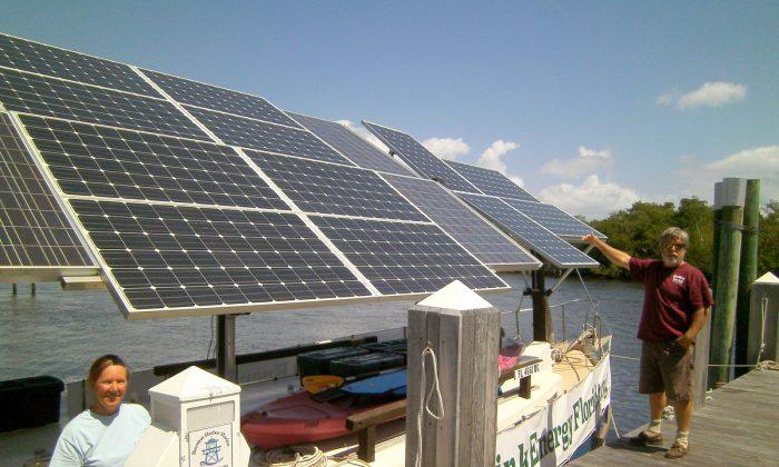 Solar Powered Boat Arrives in Boynton Beach
