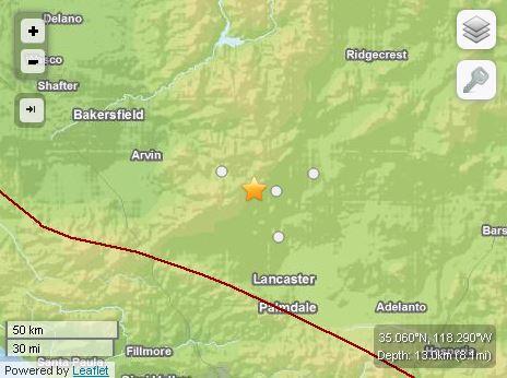 Earthquake Today in California: Quake Hits Near Mojave, Rosamond [Update-Report Deleted]