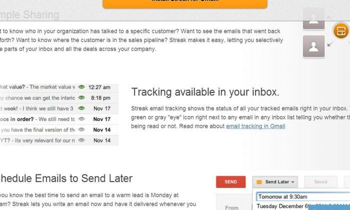 Gmail: Streak App Notifies Senders When Recipients Open Email, Tells Them Location