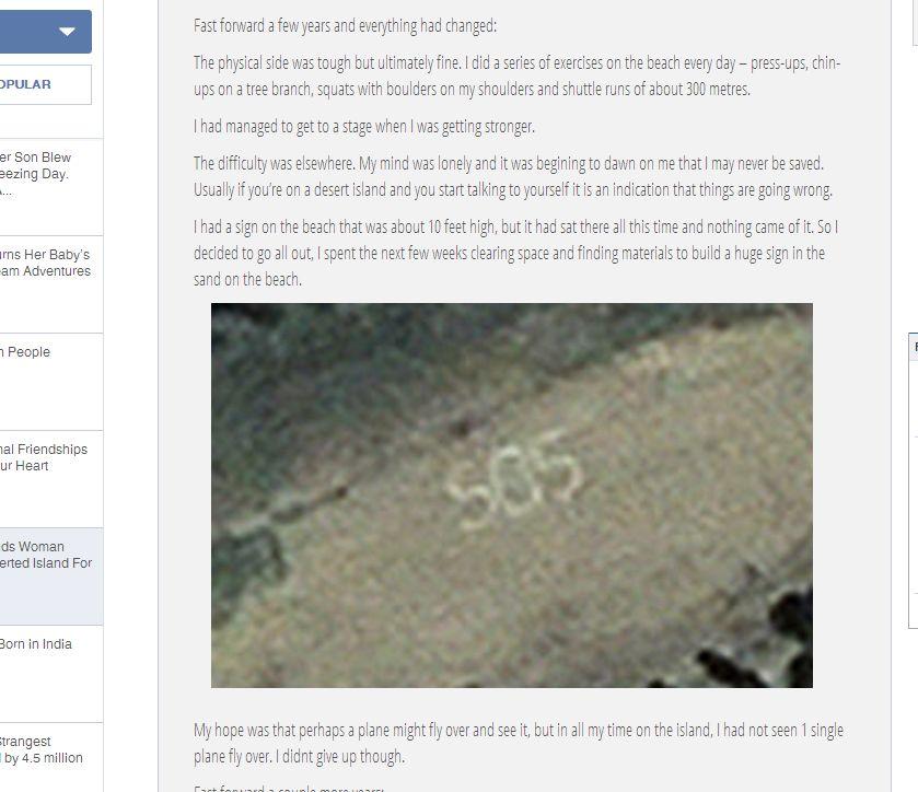 Gemma Sheridan Fake Report: Google Earth Finds Trapped Woman on Deserted Island Fake; Sheridan Reacts on Twitter