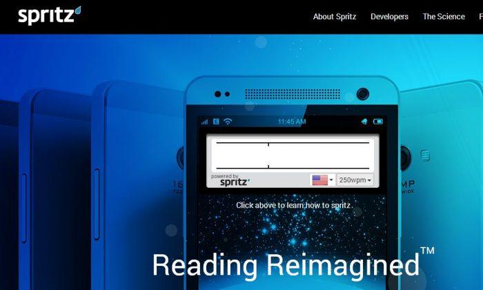 Spritz Speed Reading Technology for Samsung Claims It Can Help You Read 1,000 Words Per Minute