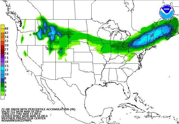 Winter Storm Vulcan to Bring Cold Rain to DC, Philly, NYC, Boston; Snow Further North