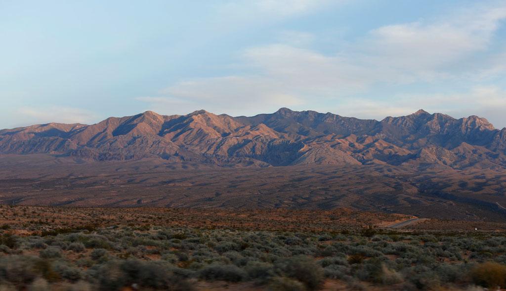 Federal public land grazing area south of Mesquite, Nev. (George Frey/Getty Images)