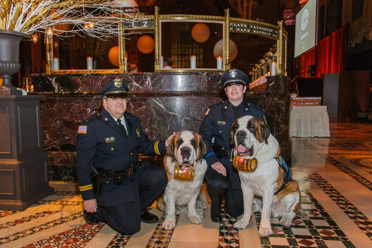 In the Line of Healing: Therapy Dogs Soothe First Responders