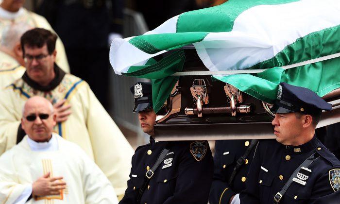 Fallen NYPD Officer Dennis Guerra, Honored at Funeral