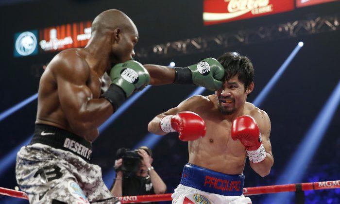 Manny Pacquiao ‘Cheated In Rematch Fight Against Timothy Bradley With Plaster Hidden In His Gloves’ is Fake