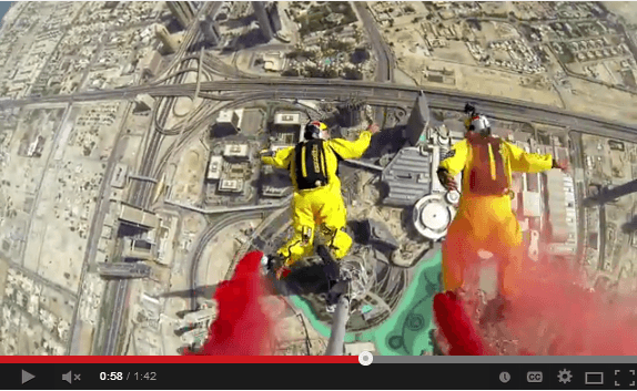 Watch: The Record-Breaking BASE Jump From the World’s Tallest Building