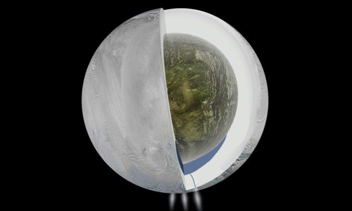 There’s a Large Ocean Inside Saturn’s Icy Moon