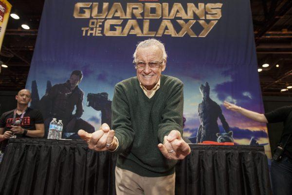 Comic book legend Stan Lee at the Chicago Comic & Entertainment Expo at McCormick Place in Chicago, on April 25, 2014. (Barry Brecheisen/Invision/AP)