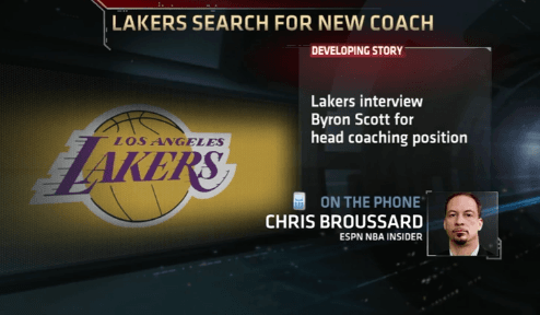 Lakers Interview Byron Scott