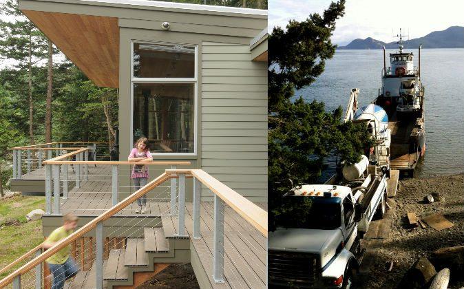 A Family's Daunting Feat: Building a Home on the Remote 'Obstruction Island' (+Video)