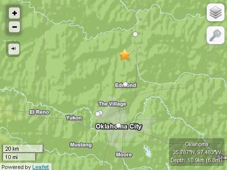 Oklahoma Earthquakes Today 2014: Quakes Hit Near OKC, Guthrie, Medford [UPDATED]