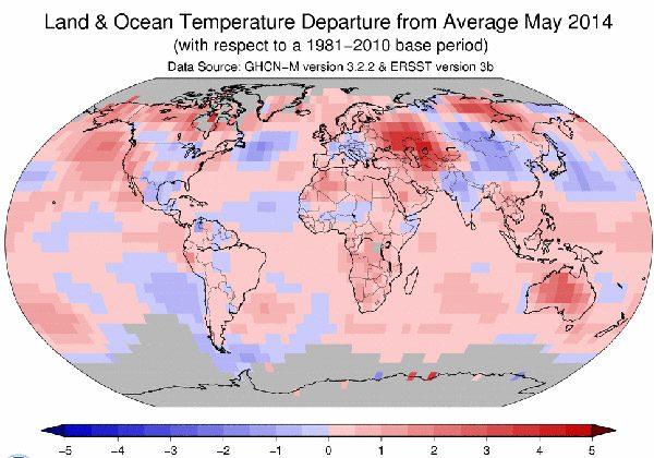 Super Warm Oceans Make May the Hottest on Record