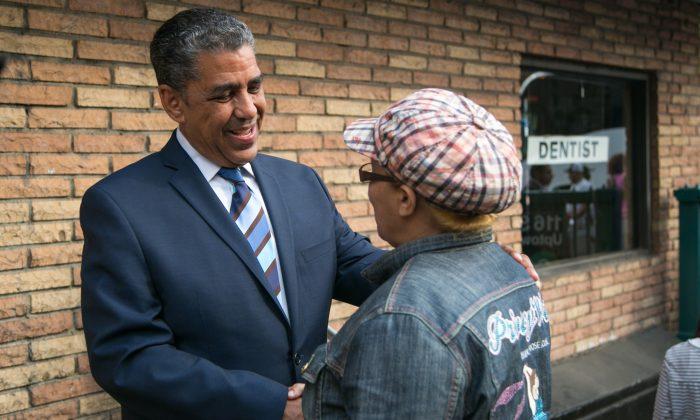 Espaillat Traverses District on Last Day of Campaign