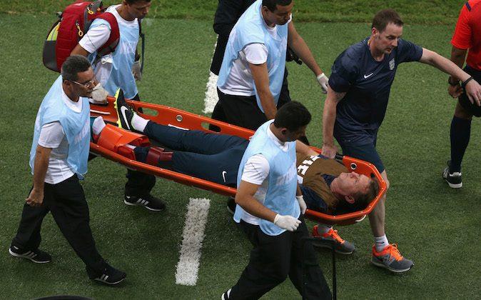 England Physio Gary Lewin Injuries Ankle