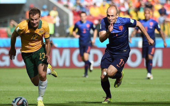 Arjen Robben Goal Video Today: Netherlands Forward Scores Against Australia