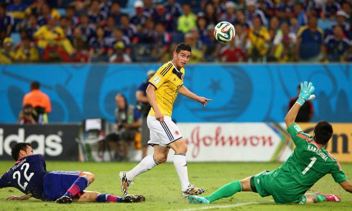 James Rodriguez Goal Video Today: Watch Colombia Striker Score Against Japan