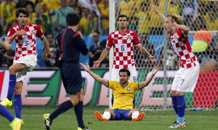 Yuichi Nishimura Head Referee at Brazil vs Croatia Game; Called Foul on Dejan Lovren That Led to Neymar Goal