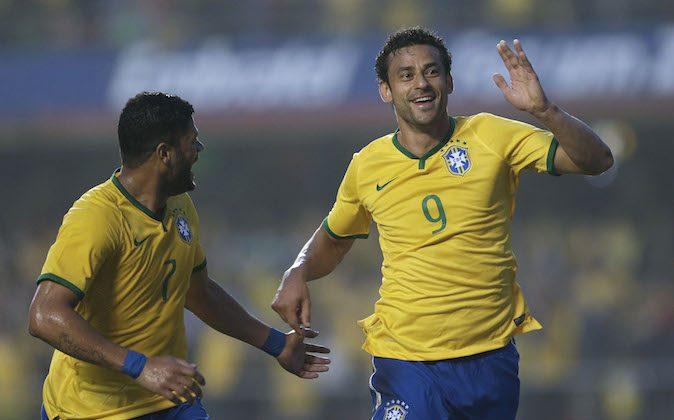Fred Strike Sees Brazil Past Serbia 1-0 in Final World Cup Warm-up 
