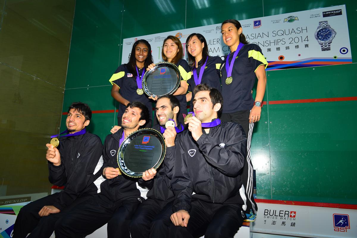 Pakistan and Malaysia Win Team Squash Tournament