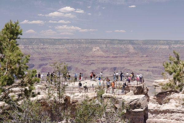 Grand Canyon is a destination point for tourists as it is one of the Seven Natural Wonders of the World. Photo taken on June 6, 2014. (Cat Rooney/Epoch Times)
