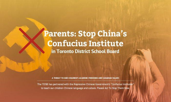 New Toronto Confucius Institute Raises Concerns