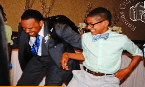 Father and Son Battle in Epic Wedding Dance-Off (Video)