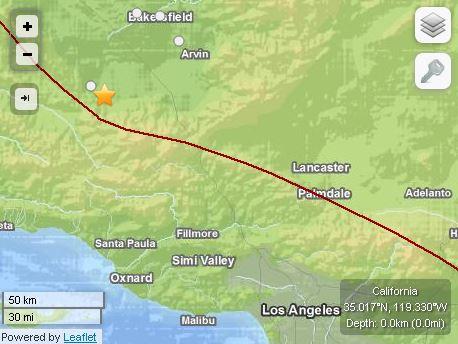 Earthquake Today in California: Quake Hits Near Maricopa, Bakersfield Outside of Los Angeles