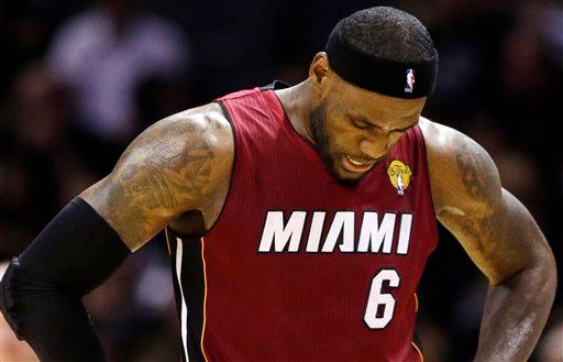 LeBron James Injured: Miami Heat Star Leaves Game 1 of NBA Finals With Injury